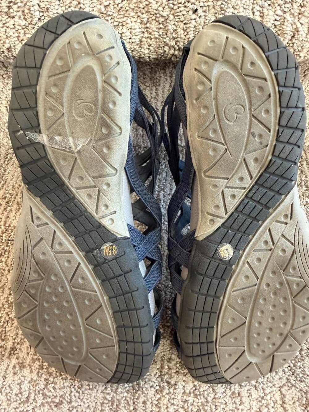 Baretraps Blue Woven Sandals, Size 8.5 - Picture 3 of 3